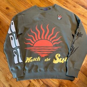 Coney Island Picnic Full Graphic Crewneck NEW